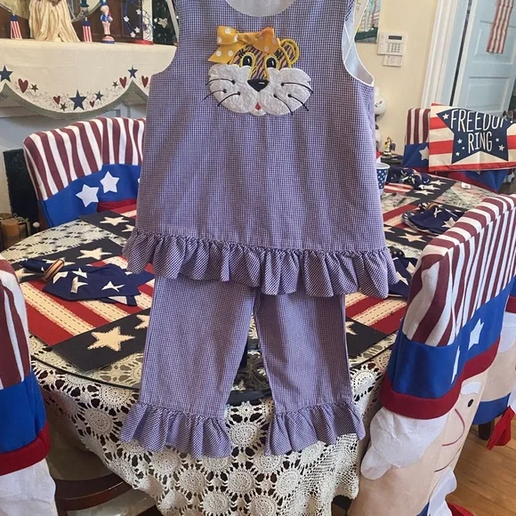 Silly Cat Boutique Girls 2 pc Pant set size 4 - Picture 15 of 16